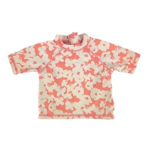 Joe Fresh Floral Rash Guard Swim Top | Size 6-12 M